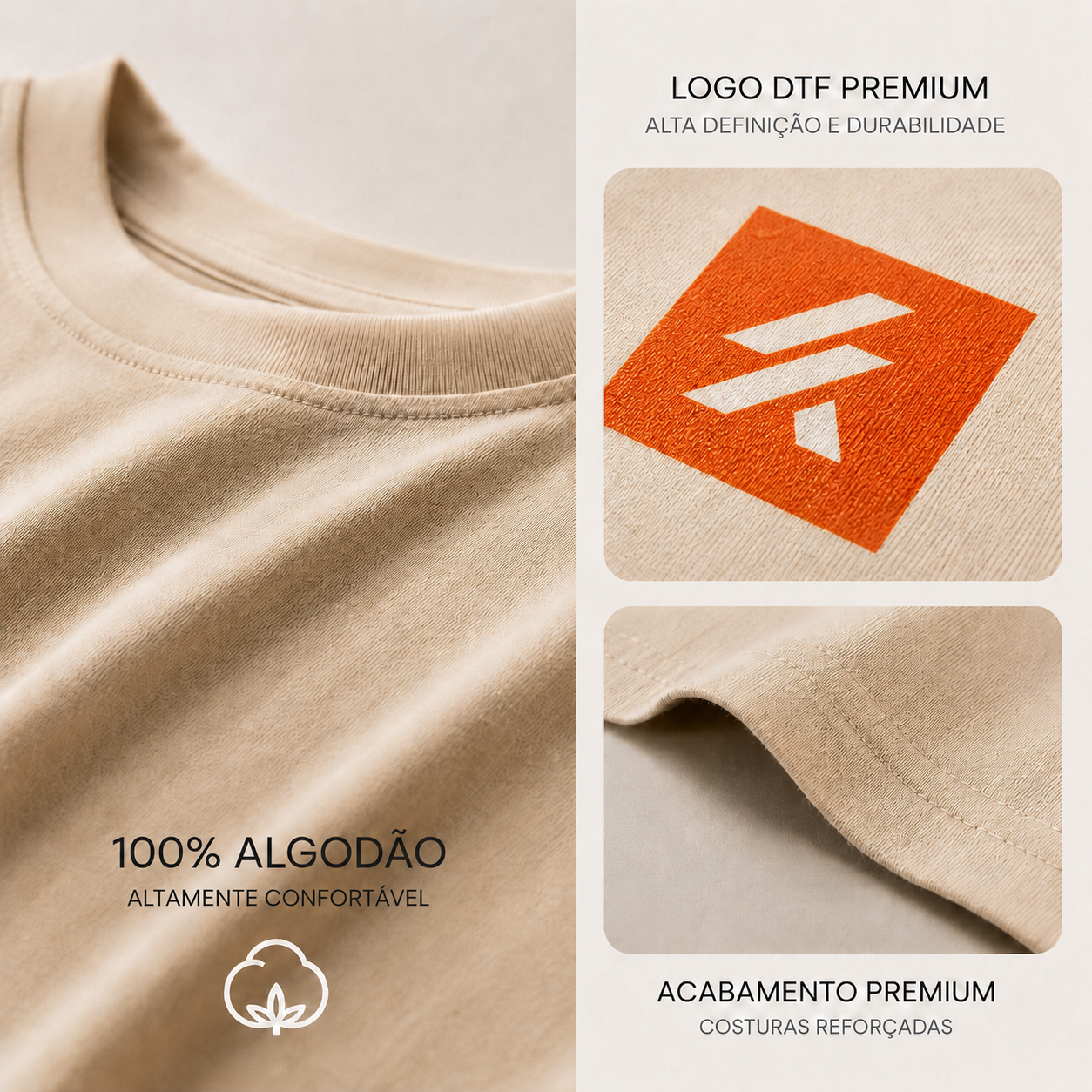 Kit 2 Moletons Careca Krava Oficial – Bege e Branco | Conforto Premium & Estilo Casual