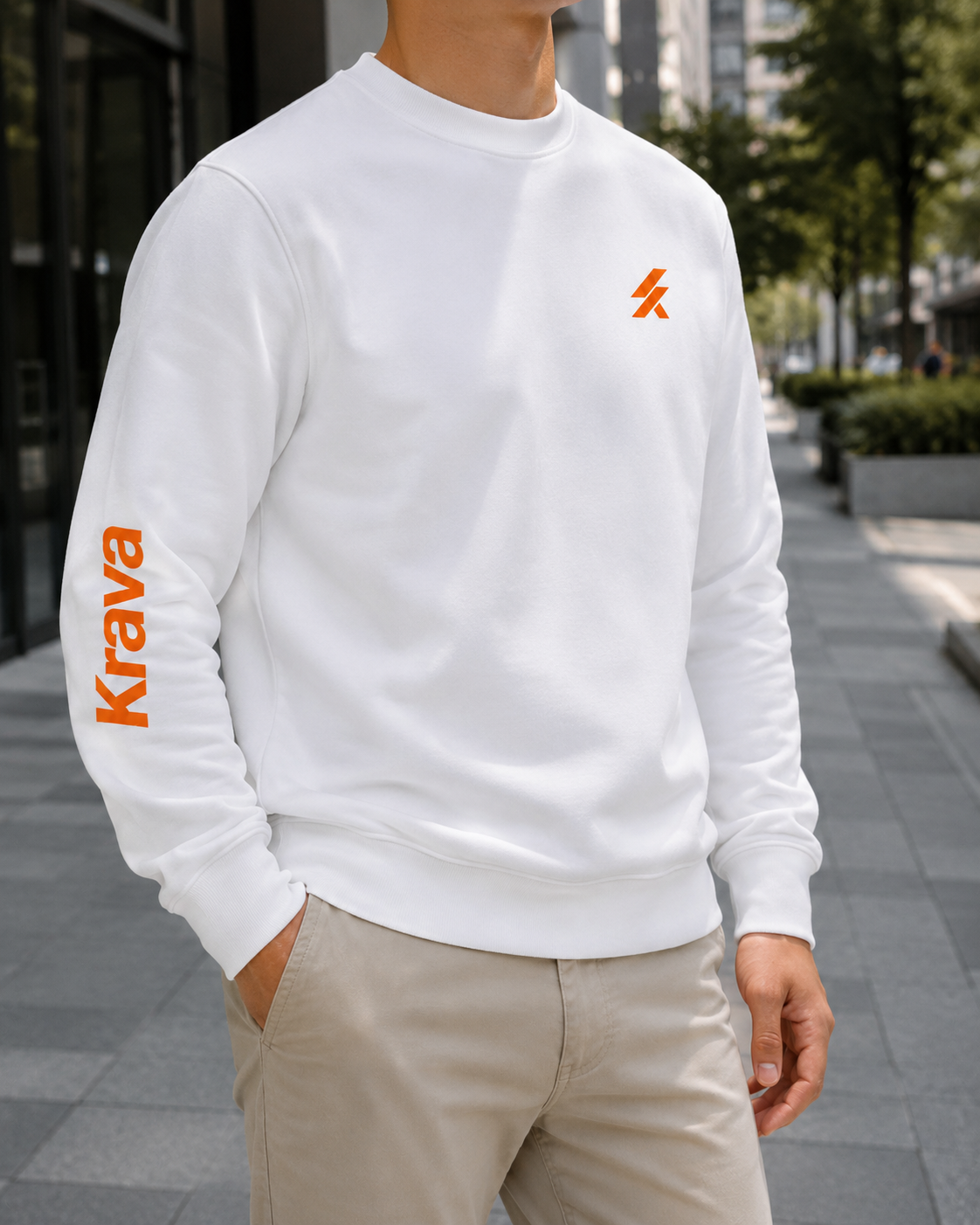 Kit 2 Moletons Careca Krava Original Masculino Preto e Branco Casual Premium Logo no Peito Manga Estampada Streetwear Inverno