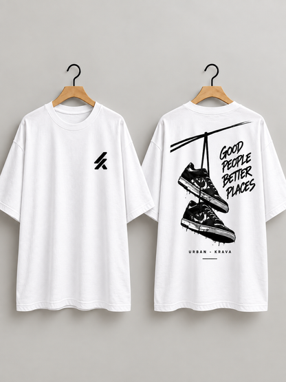 Camiseta Oversized Masculina KRAVA — URBAN COLLECTION | Algodão