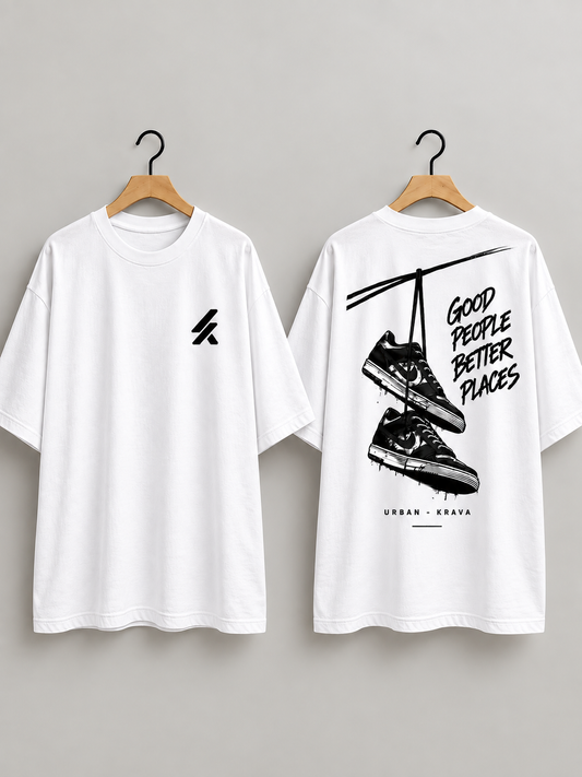 Camiseta Oversized Masculina KRAVA — URBAN COLLECTION | Algodão