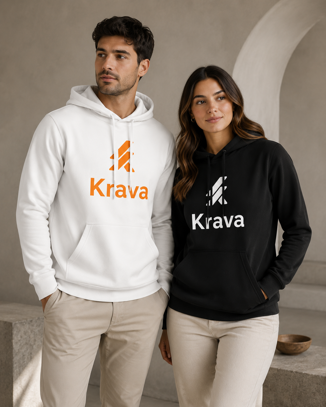 Kit com 2 Moletons Krava Original Premium Unissex – Preto + Branco