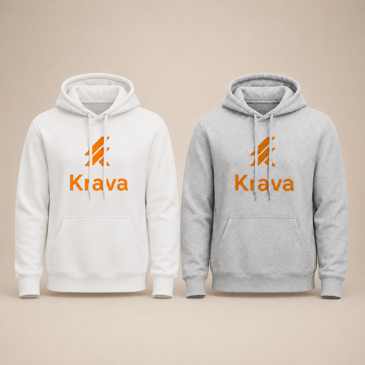 Kit 2 Moletons Canguru Krava Original Style –cinza e Branco | Conforto Premium & Estilo Casual