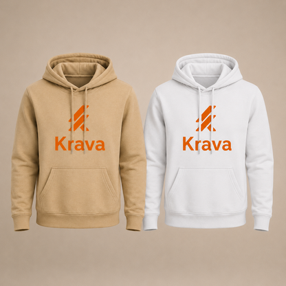 Kit 2 Moletons Canguru Krava Original Style – Bege e Branco | Conforto Premium & Estilo Casual