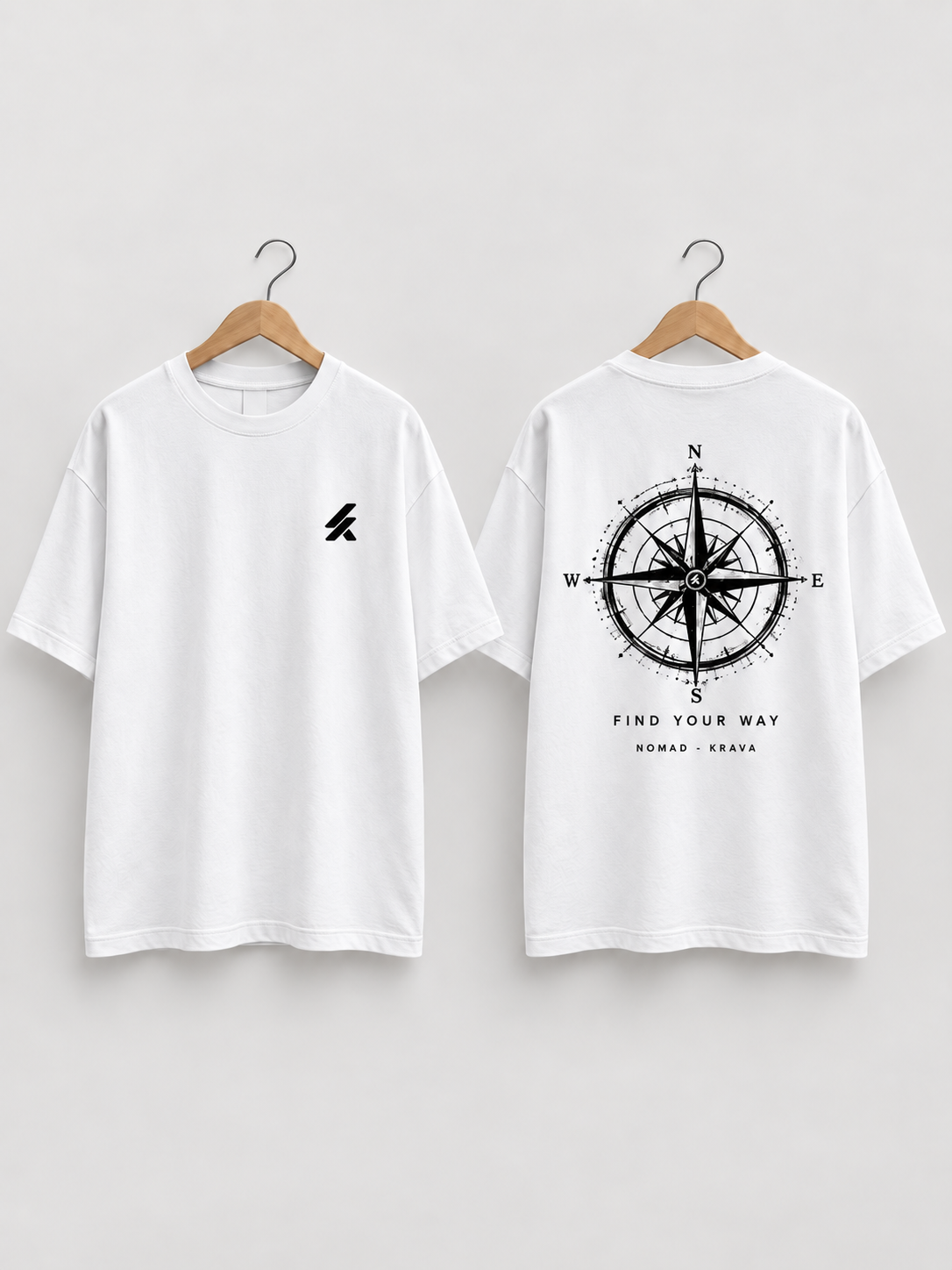 Camiseta Oversized Masculina KRAVA Find Your Way – NOMAD COLLECTION