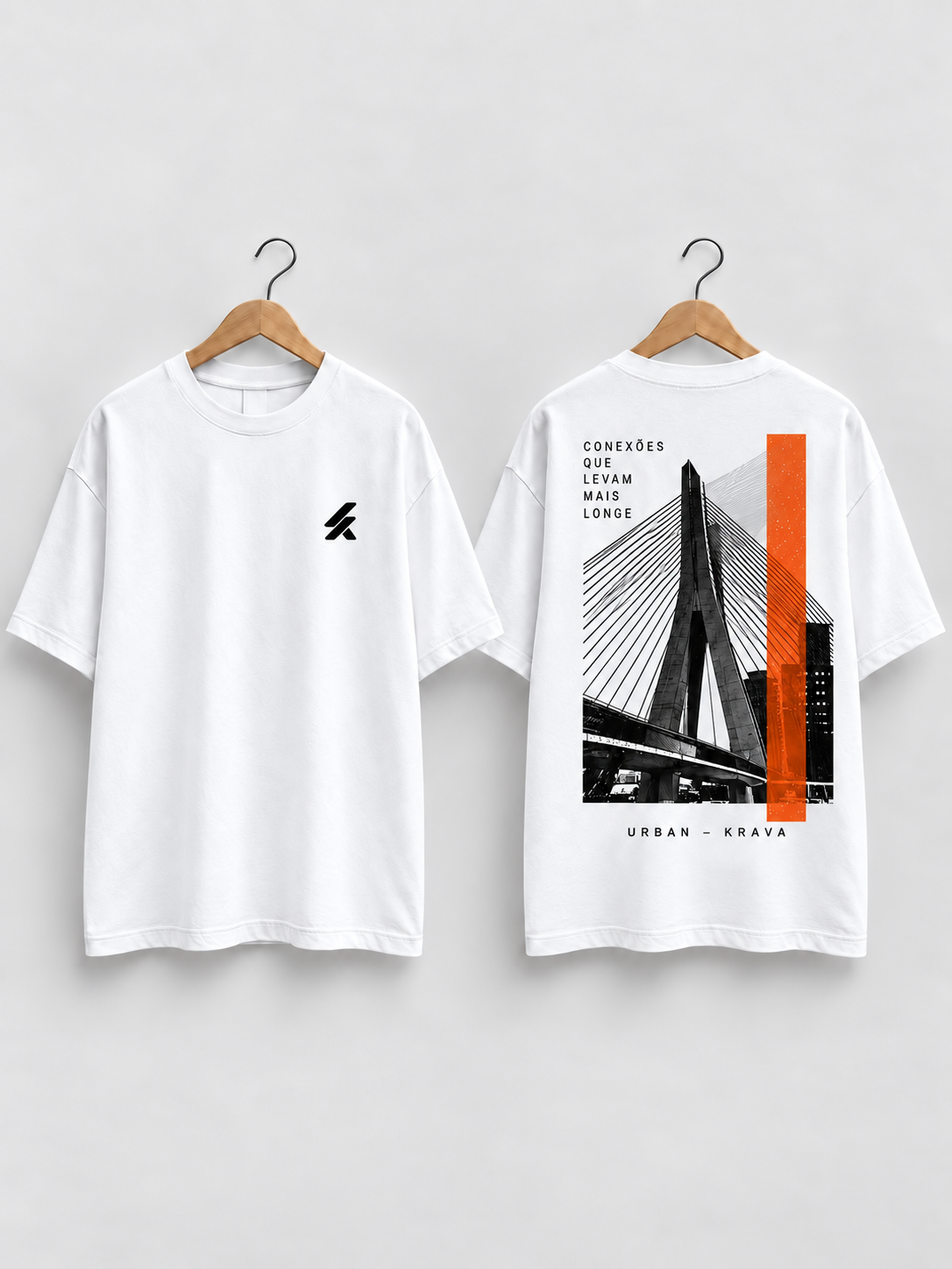 Camiseta Oversized Masculina KRAVA Conexões – URBAN COLLECTION