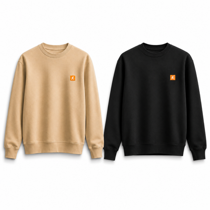 Kit 2 Moletons Careca Krava Oficial – Preto e Bege | Conforto Premium & Estilo Casual