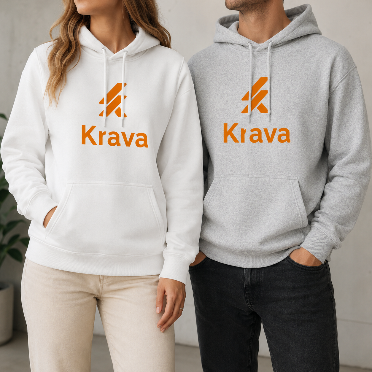 Kit 2 Moletons Canguru Krava Original Style –cinza e Branco | Conforto Premium & Estilo Casual