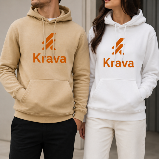 Kit 2 Moletons Canguru Krava Original Style – Bege e Branco | Conforto Premium & Estilo Casual