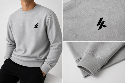 Moletom Krava Original Gola Careca Logo Minimalista Casual