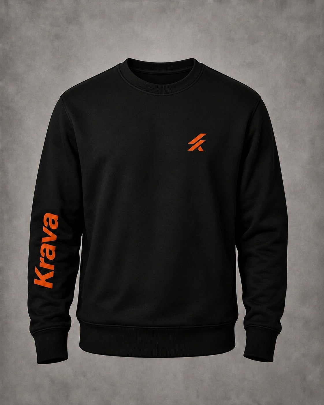 Kit 2 Moletons Careca Krava Masculino  Casual Premium Preto e Bege Logo no Peito Manga Estampada Moda Streetwear